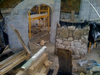 hobbit house construction underground concrete foundation